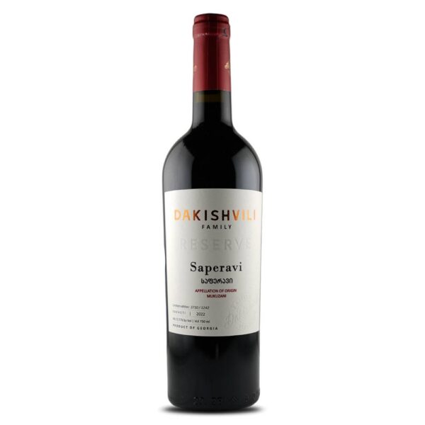 Saperavi Reserve 2022 – Dakishvili Family Vineyards vinarija